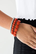 Load image into Gallery viewer, Paparazzi Jewelry Sets Gorgeously Globetrotter - Orange -Color Venture - Orange