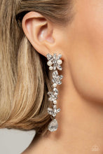 Load image into Gallery viewer, Paparazzi Jewelry Earrings LIGHT at the Opera - White