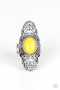 Paparazzi Jewelry Ring Flair for the Dramatic - Yellow