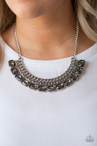 Paparazzi Jewelry Necklace Killer Knockout - Silver