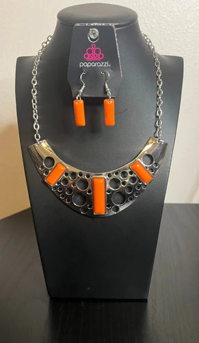 Paparazzi Jewelry Necklace Real Zeal - Orange