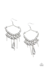 Load image into Gallery viewer, Paparazzi Jewelry Earrings Party Planner Posh - Silver