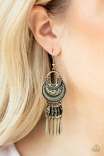 Load image into Gallery viewer, Paparazzi Jewelry Earrings Give Me Liberty - Brass