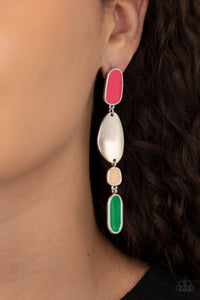 Paparazzi Jewelry Earrings Deco By Design - Multi