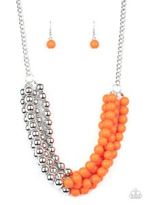 Paparazzi Jewelry Necklace Layer After Layer - Orange