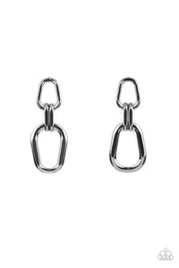 Paparazzi Exclusive Earrings Harmonic Hardware - Black