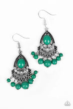 Load image into Gallery viewer, Paparazzi Jewelry Earrings Floating On HEIR - Green