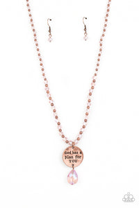 Paparazzi Jewelry Necklace Priceless Plan - Copper