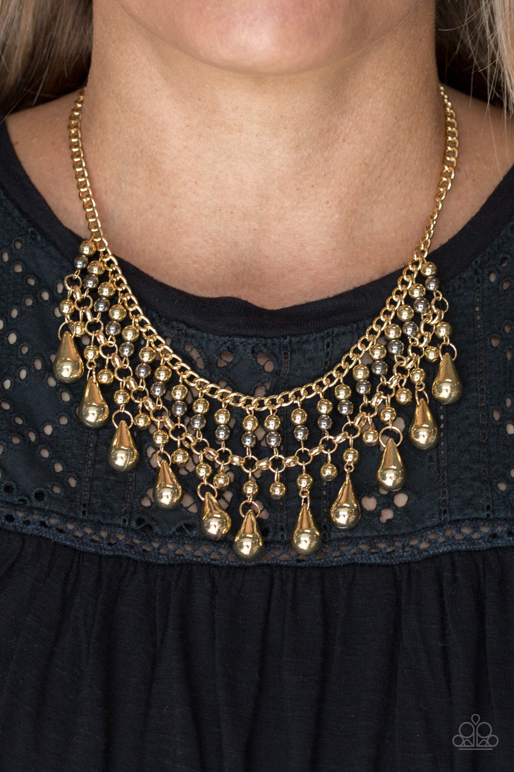 Paparazzi Jewelry Necklace Dont Forget To BOSS! - Gold