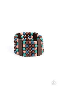 Paparazzi Jewelry Wooden Island Soul - Multi