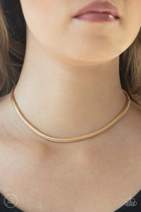 Paparazzi Jewelry Necklace Flat Out Fierce Gold