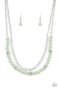 Paparazzi Jewelry Necklace Parisian Princess - Green