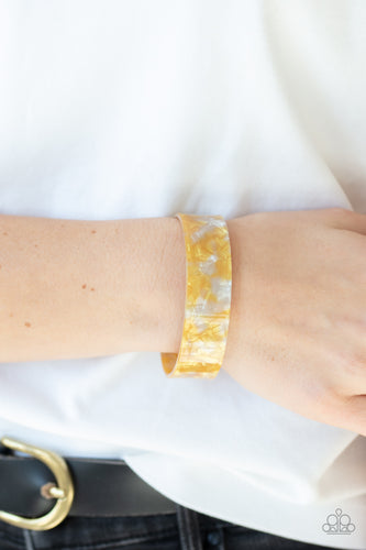 Paparazzi Jewelry Bracelet Glaze Daze - Yellow