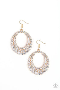 Paparazzi Jewelry Earrings Universal Shimmer - Gold
