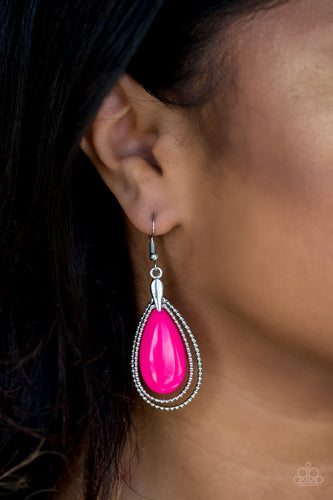 Paparazzi Jewelry Earrings Spring Splendor - Pink