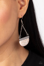 Load image into Gallery viewer, Paparazzi Exclusive Earrings Mesa Mezzanine - White