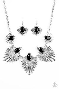 Paparazzi Jewelry Necklace Miss YOU-niverse - Black
