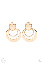 Load image into Gallery viewer, Paparazzi Exclusive Earrings Refined Ruffles - Gold