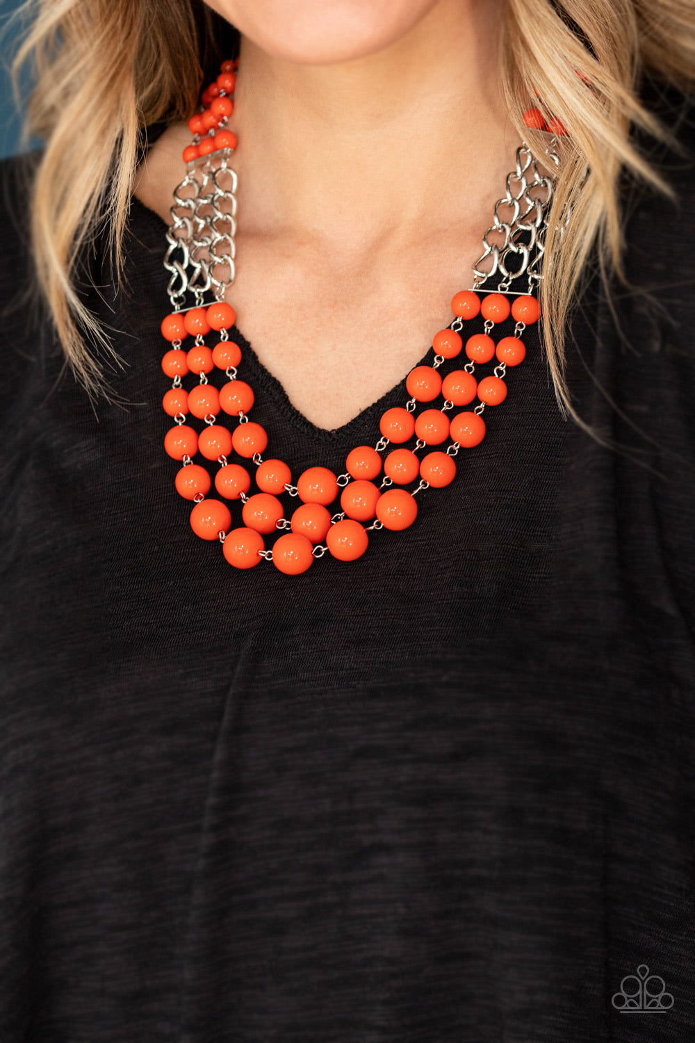 Paparazzi Jewelry Necklace A La Vogue - Orange