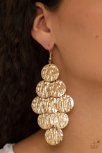 Load image into Gallery viewer, Paparazzi Jewelry Earrings Uptown Edge - Gold
