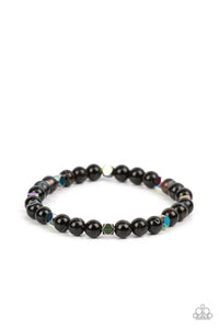 Paparazzi Jewelry Exclusive Bracelet Interstellar Solitude - Black