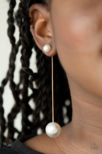 Paparazzi Jewelry Earrings Extended Elegance - Gold