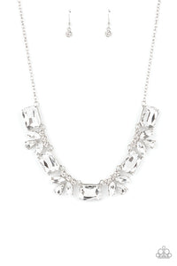 Paparazzi Jewelry Necklace EMP Long Live Sparkle - White 0221