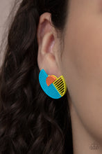Load image into Gallery viewer, Paparazzi Jewelry Earrings Its Just an Expression - Blue