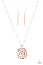 Load image into Gallery viewer, Paparazzi Jewelry Necklace All About Me-dallion - Copper