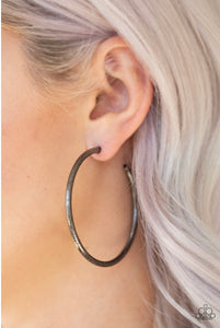 Paparazzi Jewelry Earrings Double Or Nothing - Black