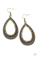 Load image into Gallery viewer, Paparazzi Jewelry Earrings Right As REIGN - Brass