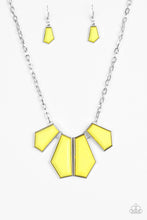 Load image into Gallery viewer, Paparazzi Jewelry Necklace Get Up and GEO - Yellow