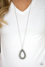 Load image into Gallery viewer, Paparazzi Jewelry Necklace Drippin In Drama - Silver