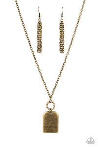 Paparazzi Jewelry Necklace Persevering Philippians - Brass