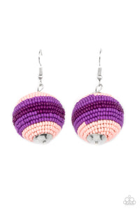 Paparazzi Jewelry Earrings Zest Fest - Purple