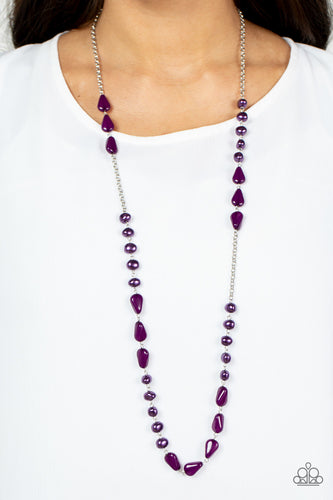 Paparazzi Jewelry Necklace Juicy Gossip - Purple