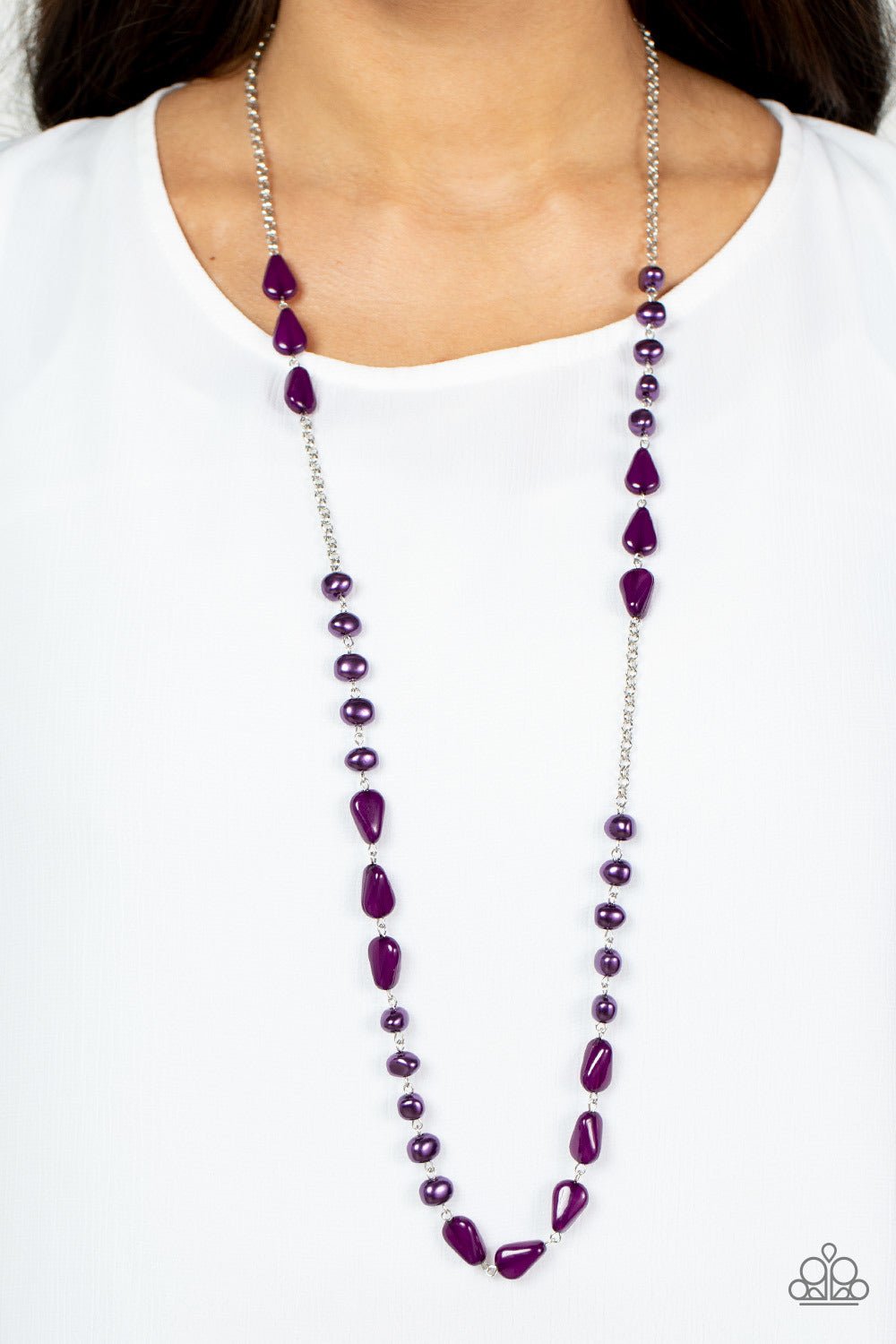 Paparazzi Jewelry Necklace Juicy Gossip - Purple