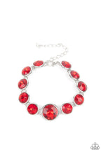 Load image into Gallery viewer, Paparazzi Jewelry Bracelet Lustrous Luminosity - Red