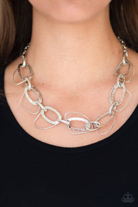 Paparazzi Jewelry Necklace Very Avant-Garde - Silver