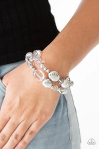 Paparazzi Jewelry Bracelet Downtown Dazzle - Silver