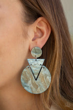 Load image into Gallery viewer, Paparazzi Jewelry Earrings Head Under WATERCOLORS - Blue