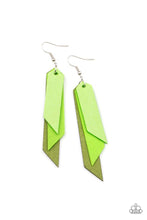 Load image into Gallery viewer, Paparazzi Jewelry Earrings Suede Shade - Green