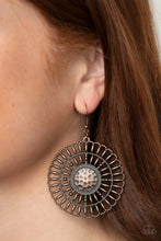 Load image into Gallery viewer, Paparazzi Jewelry Earrings Rustic Groves - Copper