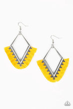 Load image into Gallery viewer, Paparazzi Jewelry Earrings When In Peru - Yellow