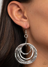 Load image into Gallery viewer, Paparazzi Jewelry Earrings Ringing Radiance - Silver