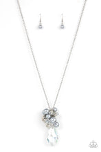 Load image into Gallery viewer, Paparazzi Exclusive Necklace Drip Drop Dazzle - Silver