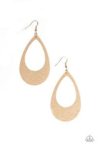 Paparazzi Jewelry Earrings What a Natural - Gold