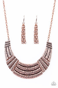 Paparazzi Jewelry Necklace Ready To Pounce - Copper