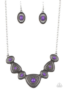 Paparazzi Jewelry Necklace Totally TERRA-torial - Purple