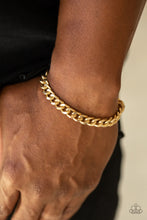 Load image into Gallery viewer, Paparazzi Jewelry Men Rulebreaker Gold